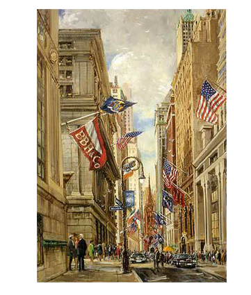 Kamil Kubik Painting Wall Street