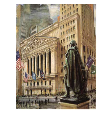 Kamil Kubik Painting Wall Street