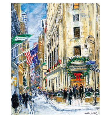 Kamil Kubik Painting Wall Street