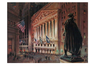 Kamil Kubik Painting Wall Street